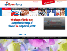 Tablet Screenshot of flowerforce.nl